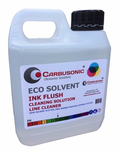 Eco solvent flush - clean, up