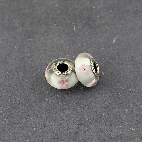 Pandora set two white pink - pandora, white/pink