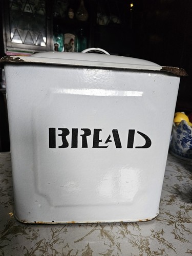 Vintage white enamel - vintage, porcelain