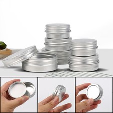 Aluminum Tin Jars Cans Small
