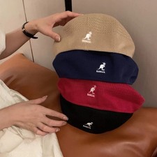 Kangol Wool 504 Flat Cap Men Women Unisex Casual Beret Hat Winter Newsboy Cap