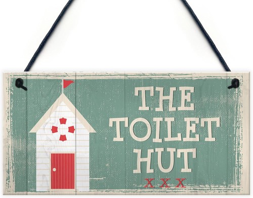 Red ocean the toilet - ocean, hut