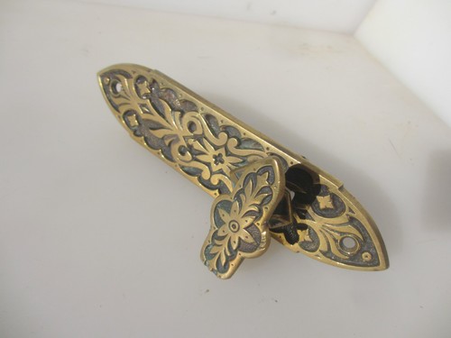 Victorian brass door bell - victorian,