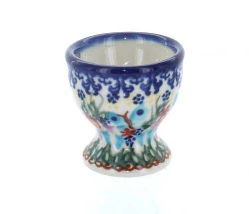 Blue rose polish pottery - blue,
