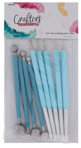 New 9pc blue clay - blue,