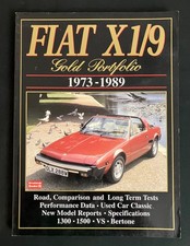 Fiat X1/9 Gold Portfolio Book