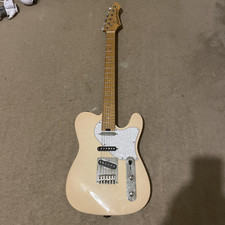 Aria Pro II 615 MK2 Nashville Electric Guitar Marble White