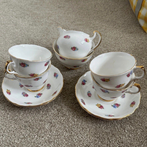 Crown regent bone china - regent, floral
