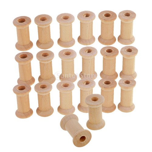 100 pieces empty wooden - wooden, spools