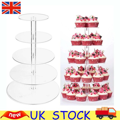 Tier clear round cupcake - 5,