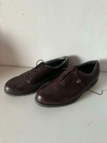 Vintage brown leather footjoy - leather,