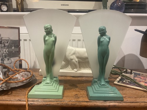 Pair antique art deco - a, eve