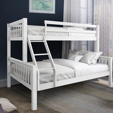 Triple Bunk Beds 3ft Single Bed Frame Wooden Double Bunk Bed For Kids Children