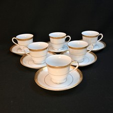 Noritake 6 Demitasse Cups &