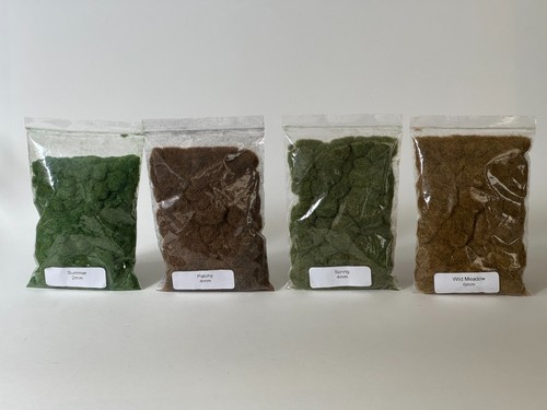 Static grass flock assorted - flock,