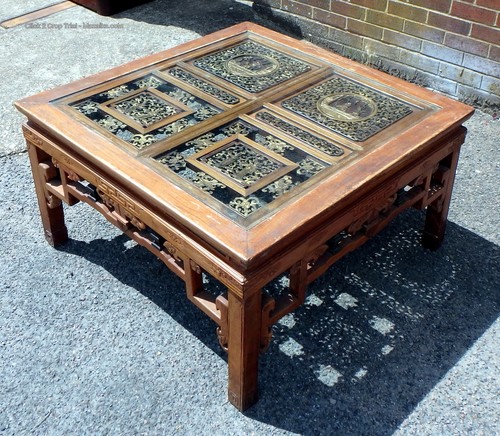 Chinese antique opium - , table