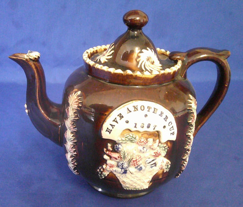 Antique 1887 barge - ware, tea