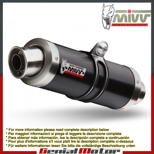 Mivv exhaust muffler black - mivv,
