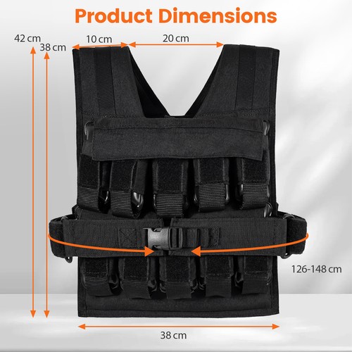 Adj weighted vest for men - weighted,