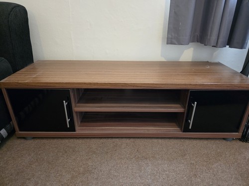 Wooden stand with - wooden, doors