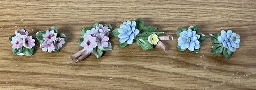 Porcelain brooch bone china - brooch,