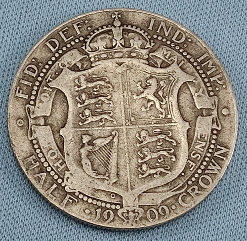 Genuine 1909 half crown - genuine,