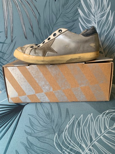 Golden goose superstar silver - golden,