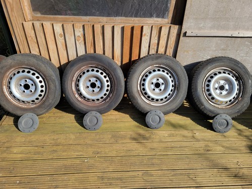 Steel wheels with - 4,