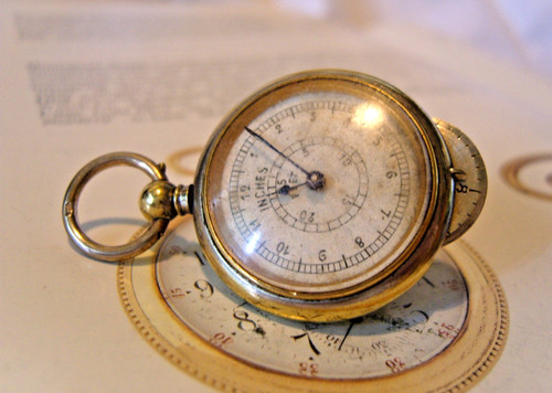 Pocket watch chain fob french - watch,
