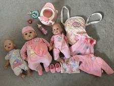 Baby Annabel with baby sounds and Accessories Plus Boy And Girl Dolls