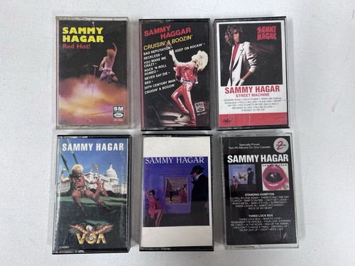 Sammy hagar cassette tapes - tapes, lot