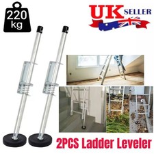 Ladder Leg Levelers Pair Adjustable Height Ladders Stabilizer Extension Ladders