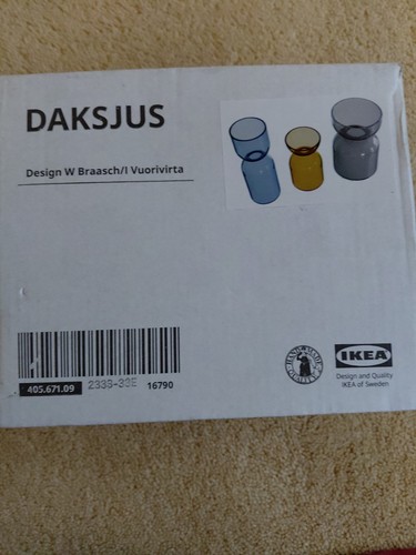 Ikea daksjus glass vases - ikea,
