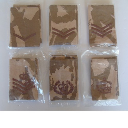 British army desert - desert, rank