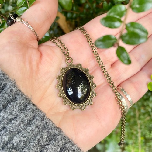 Small scrying mirror - scrying,