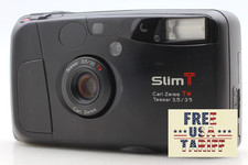 ⏯️ [EXC+5] Kyocera Slim T Black Yashica T4 Point & Shoot 35mm Film Camera...