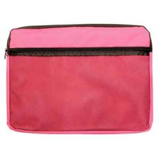 Canvas zip bag A4 Pink