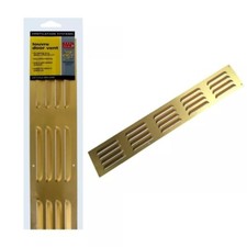 24" x 3" Louvre Door Vent Brass Anodised Aluminium / Metal Grille Cover NEW