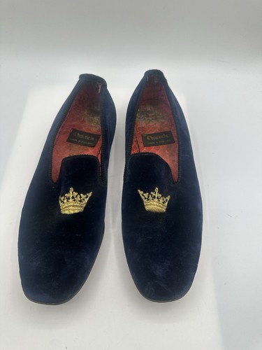 Church sovereign navy velvet - sovereign,