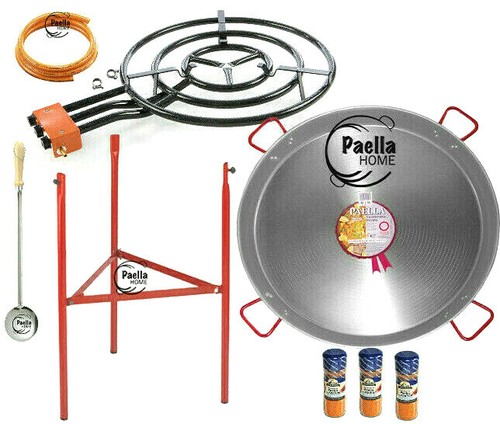 90cm polished paella pan set - pan,