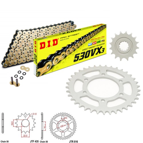 Gsx400f chain and sprocket - and,