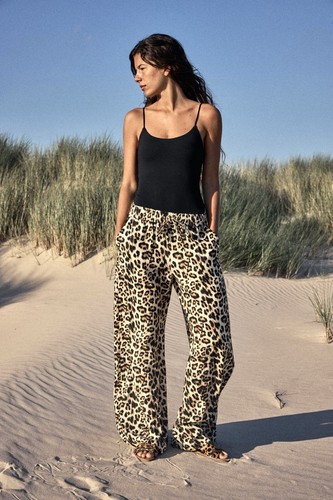 New zara leopard print wide - leopard,