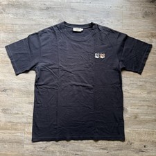 Maison Kitsune Double Fox Head T Shirt Black Size Large