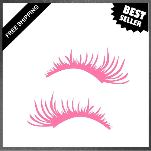 Car eyelashes stickers - eyelashes,