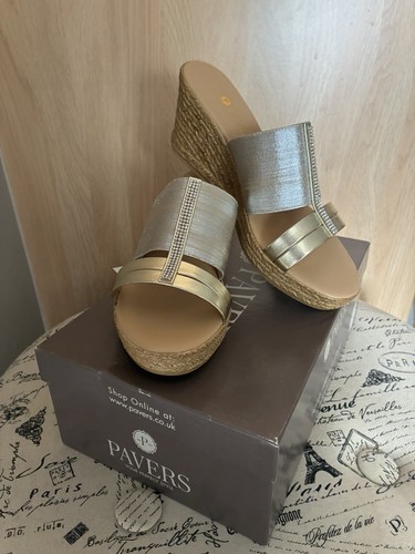 Women pavers gold - gold, metallic