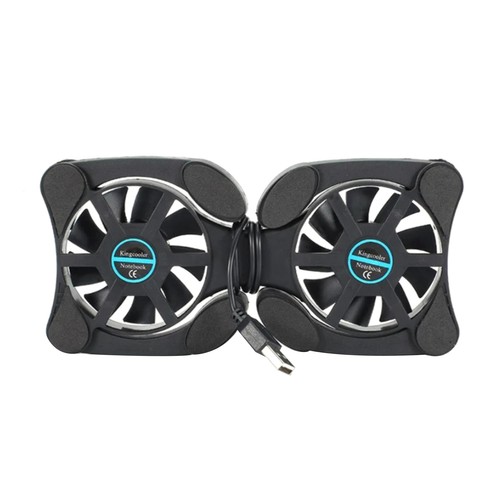 Slim laptop cooling pad - slim, dual