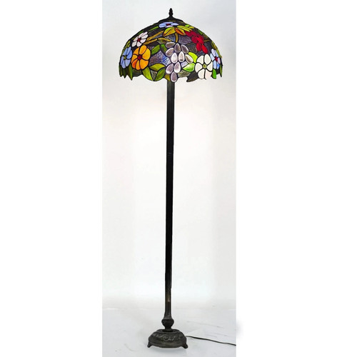 Tiffany floor lamp inch - tiffany, lamp-16