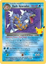 Dark Gyarados - 8/82 - Pokemon Celebrations Classic Collection Holo Rare Card NM