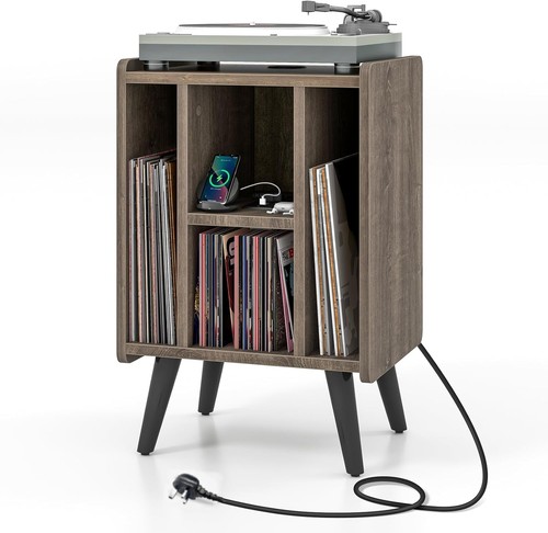 Costway record player stand - player,