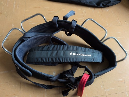 Black diamond climbing harness - diamond,